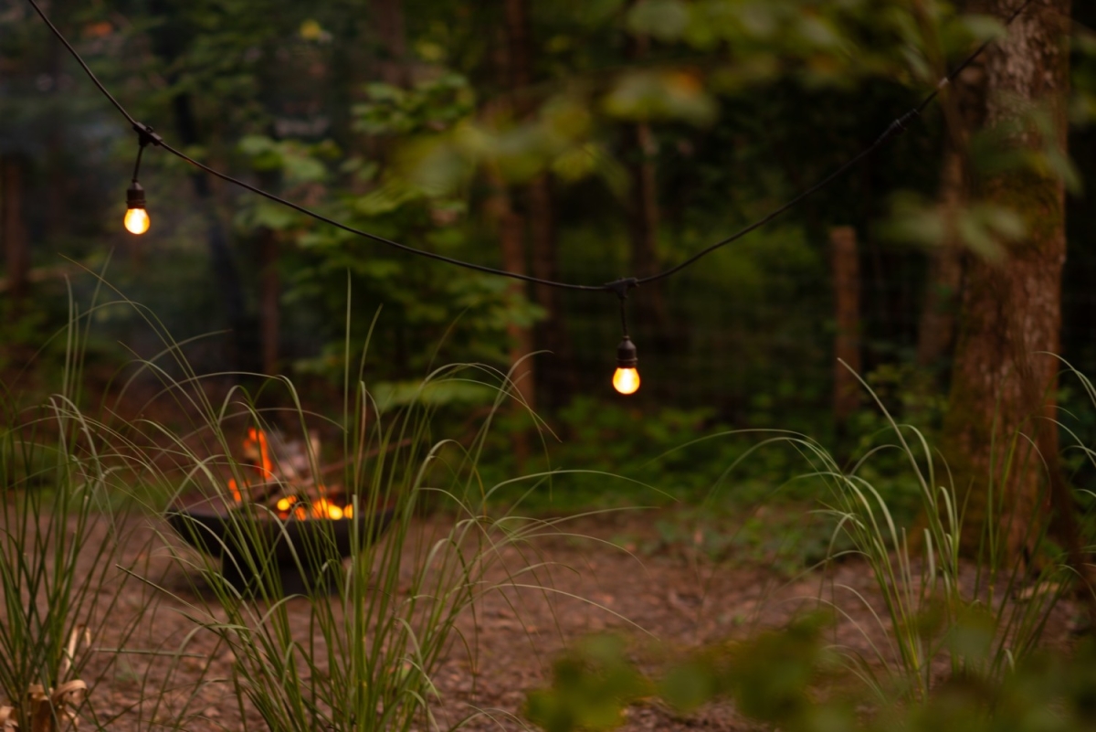 Yosemite - large garden with fire plate